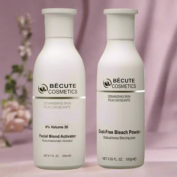 Becute Skin Polish Set – Becute Bleach Powder & Facial Blonde Activator Glowtrends