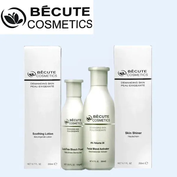 Becute Skin Polish Set – Becute Bleach Powder & Facial Blonde Activator Glowtrends