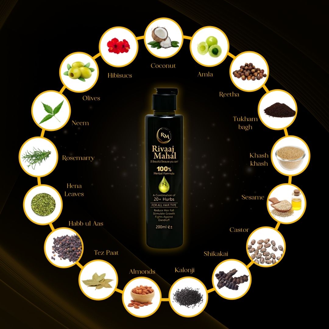 Rivaaj Mahal Hair Oil. Rivaj Mahal