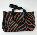 Curves Knit Tote (Zebra Stripe)