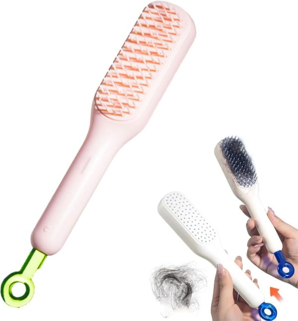 Self Cleaning Hair Comb Glowtrends